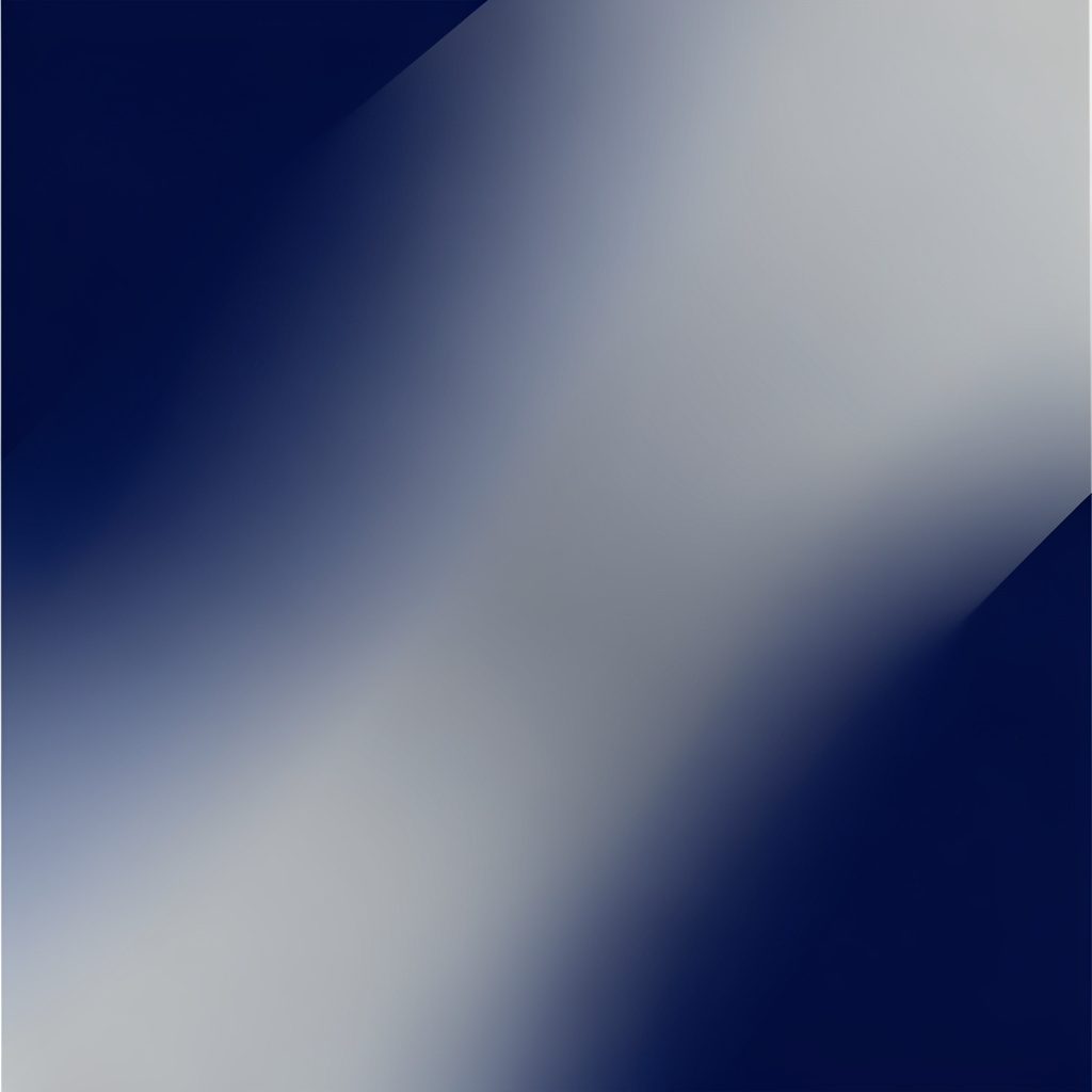 Abstract gradient composition in deep navy and light grey, square format with no figures or objects.