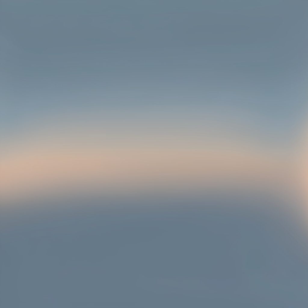 Abstract gradient composition in muted slate blue and warm grey tones, smooth horizontal blend with no figures or objects.