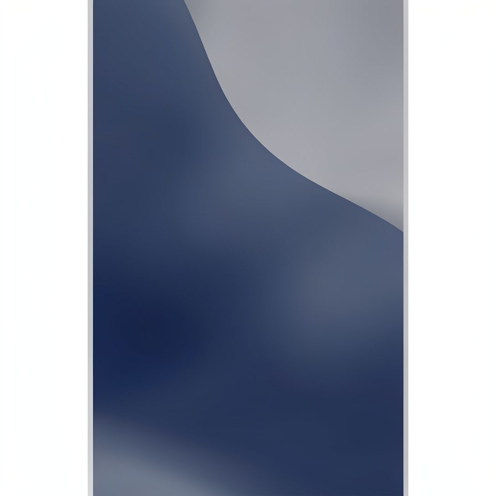 Abstract gradient composition in muted navy and soft grey, vertical orientation with no figures or objects.